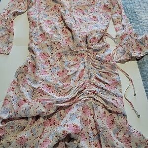 Veronica Beard | Floral Ruched Dress (Size 4) 🌸